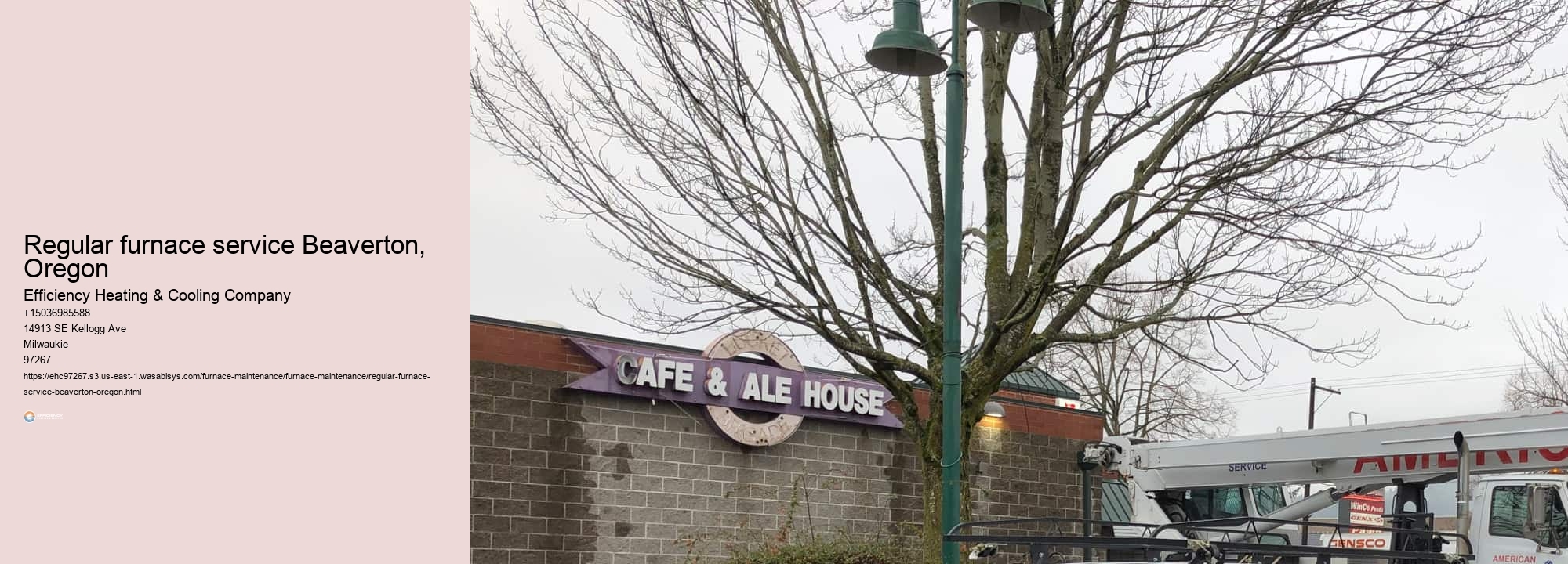 Regular furnace service Beaverton, Oregon