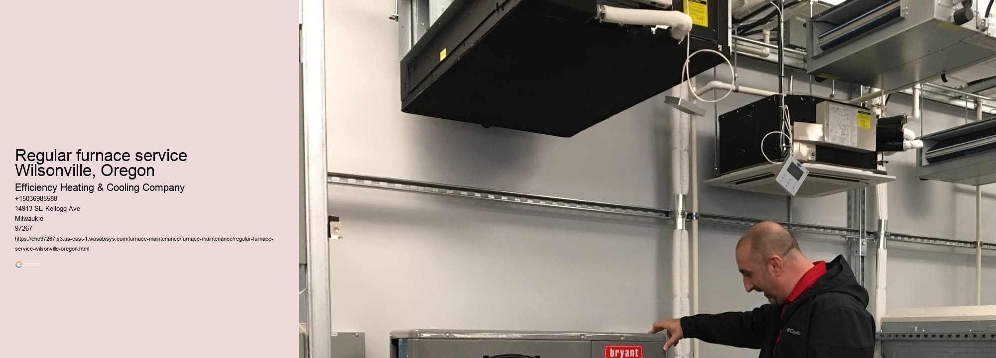 Regular furnace service Wilsonville, Oregon