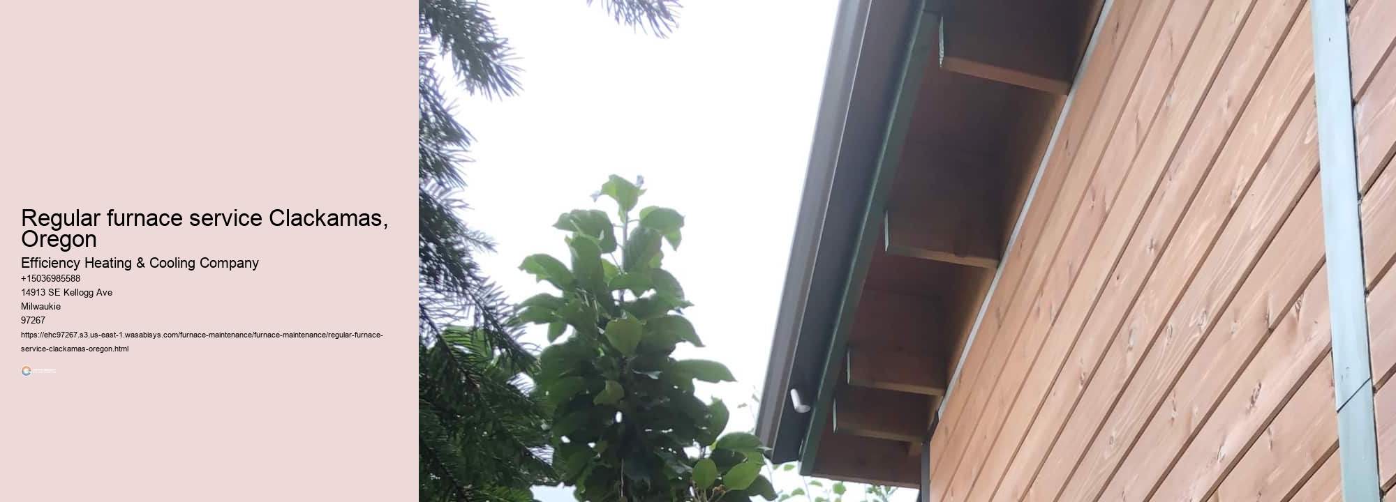 Regular furnace service Clackamas, Oregon