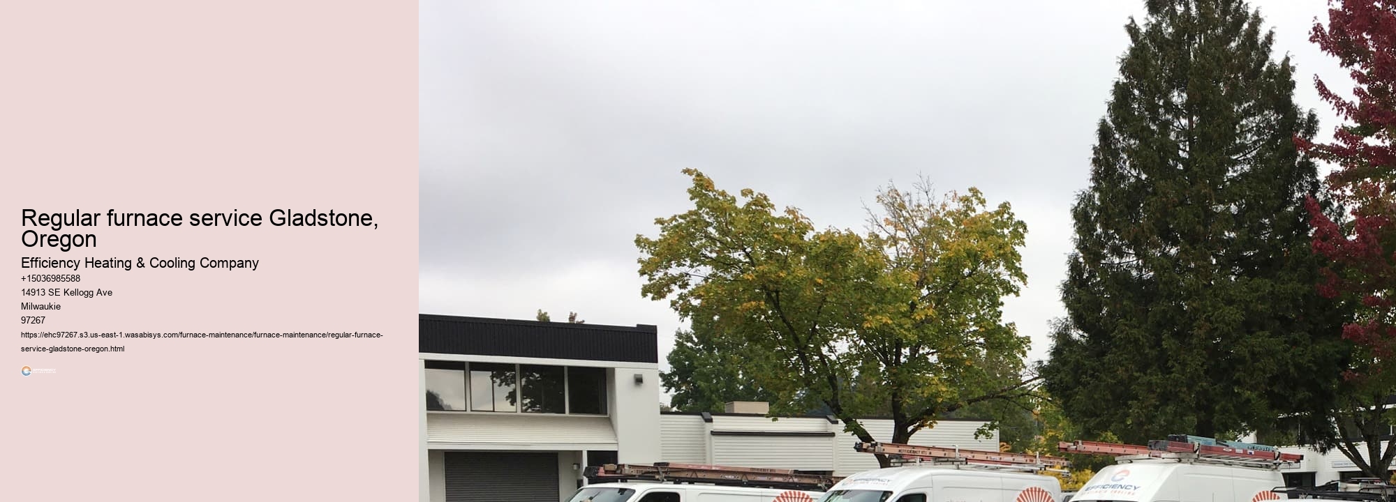 Regular furnace service Gladstone, Oregon